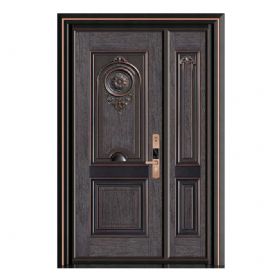 轻奢铝木装甲门SBL-L2089独具匠心