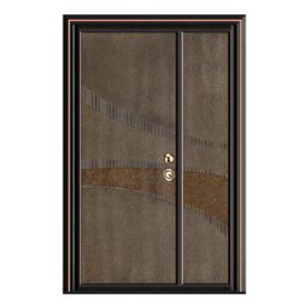 轻奢铝木装甲门SBL-L2096满载而归